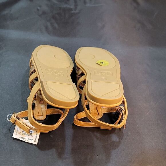 BRAND NEW SUGAR ANCIENT GREEK STYLE LEATHER Sandals ROMAN HANDMADE TODDLE SANDAL - Picture 8 of 14